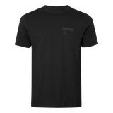 HARKILA Logo Band T-Shirt - Mens - Anthracite / Sea Blue