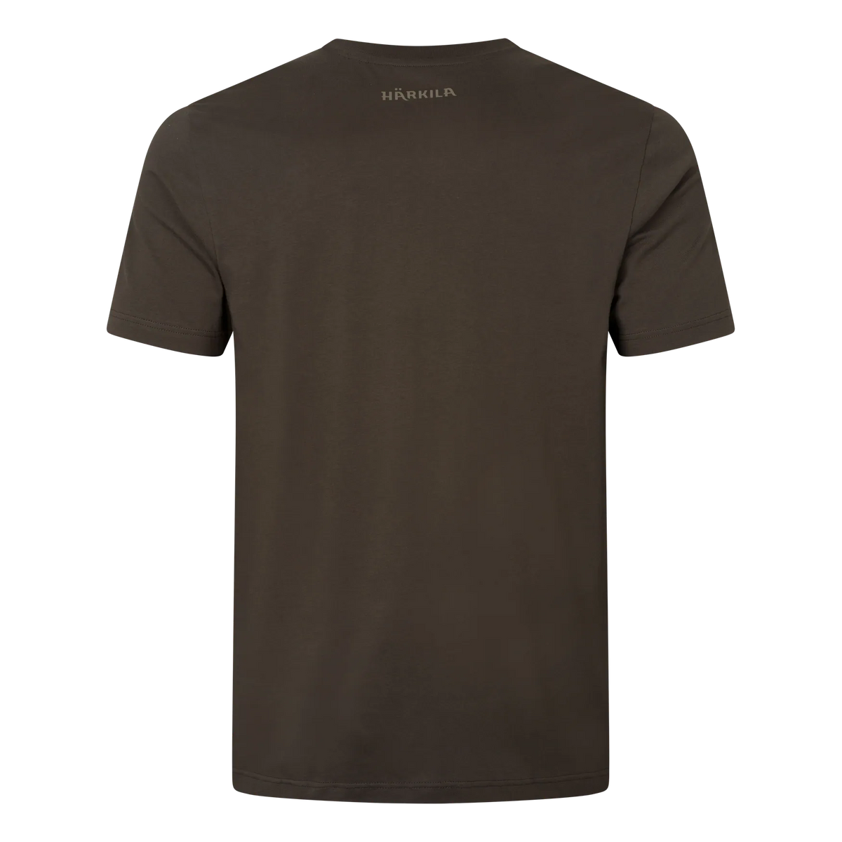 HARKILA Logo Band T-Shirt - Mens - Shadow Brown / Tarmac