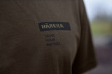 HARKILA Logo Band T-Shirt - Mens - Shadow Brown / Tarmac