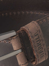 Load image into Gallery viewer, HARKILA Mens Arvak Leather Belt - Deep Brown
