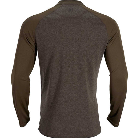 HARKILA Metso Long Sleeve T-Shirt - Mens - Olive Night / Willow Green