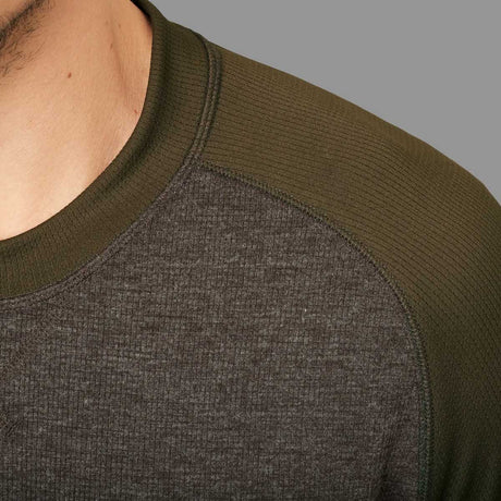 HARKILA Metso Long Sleeve T-Shirt - Mens - Olive Night / Willow Green
