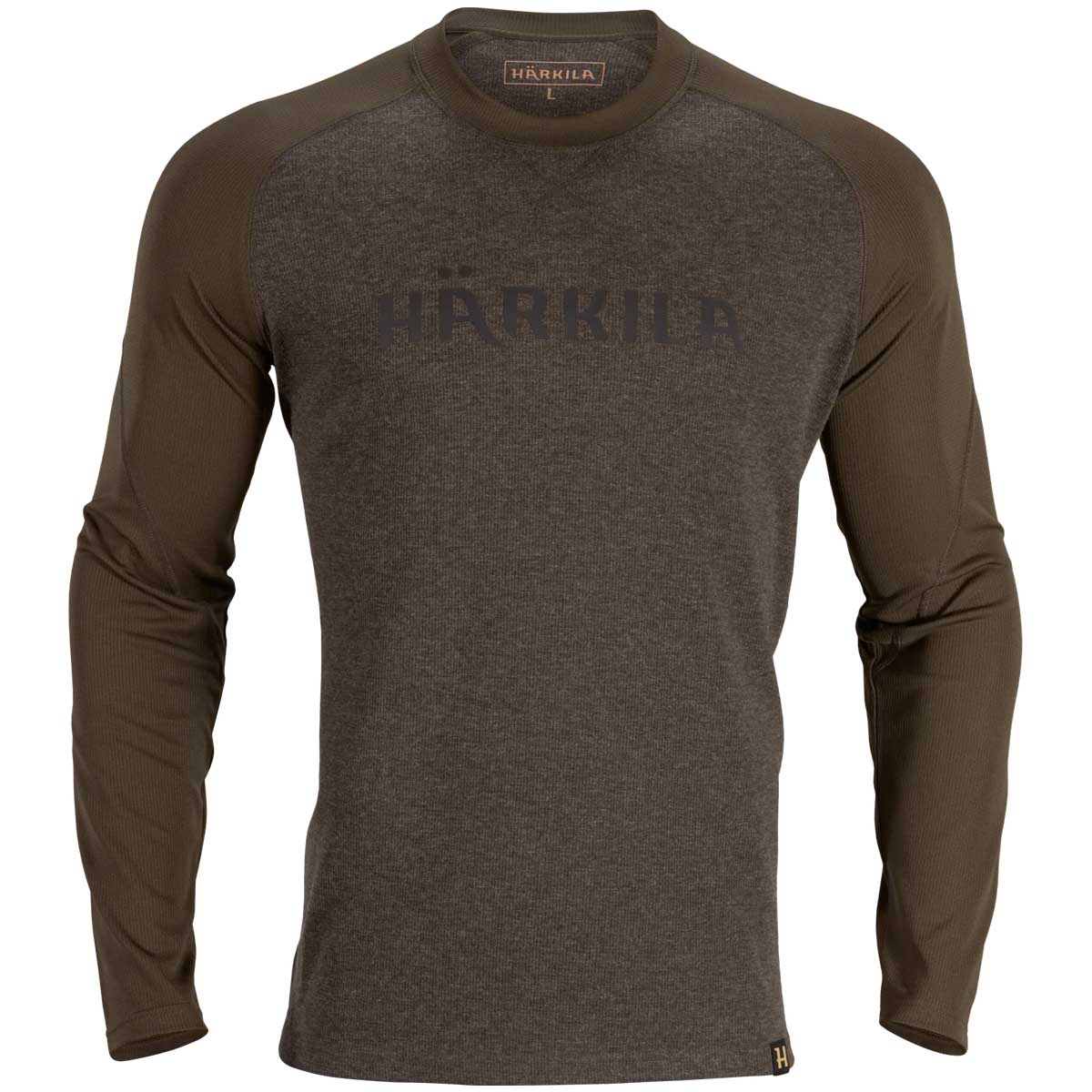 HARKILA Metso Long Sleeve T-Shirt - Mens - Olive Night / Willow Green