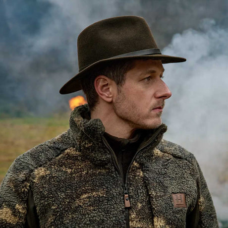 HARKILA Metso Water-Repellent Wool Hat - Shadow Brown