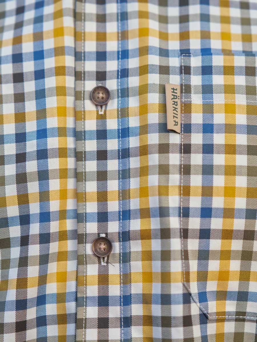 HARKILA Milford Shirt - Mens Fine Twill Cotton - Grape Leaf