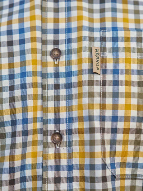 HARKILA Milford Shirt - Mens Fine Twill Cotton - Grape Leaf
