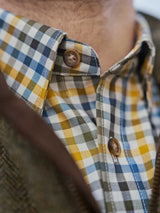 HARKILA Milford Shirt - Mens Fine Twill Cotton - Grape Leaf