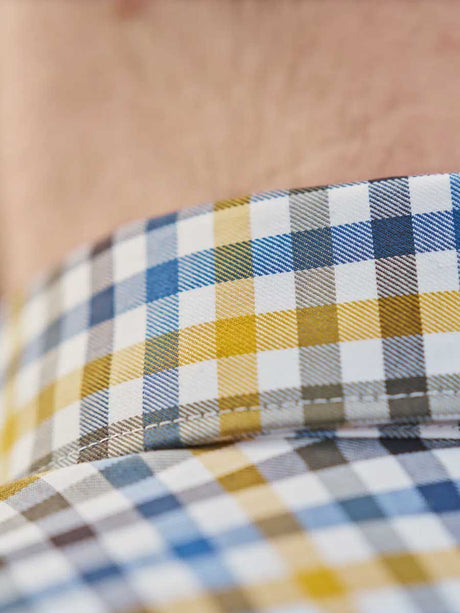 HARKILA Milford Shirt - Mens Fine Twill Cotton - Grape Leaf