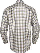 HARKILA Milford Shirt - Mens Fine Twill Cotton - Sea Blue