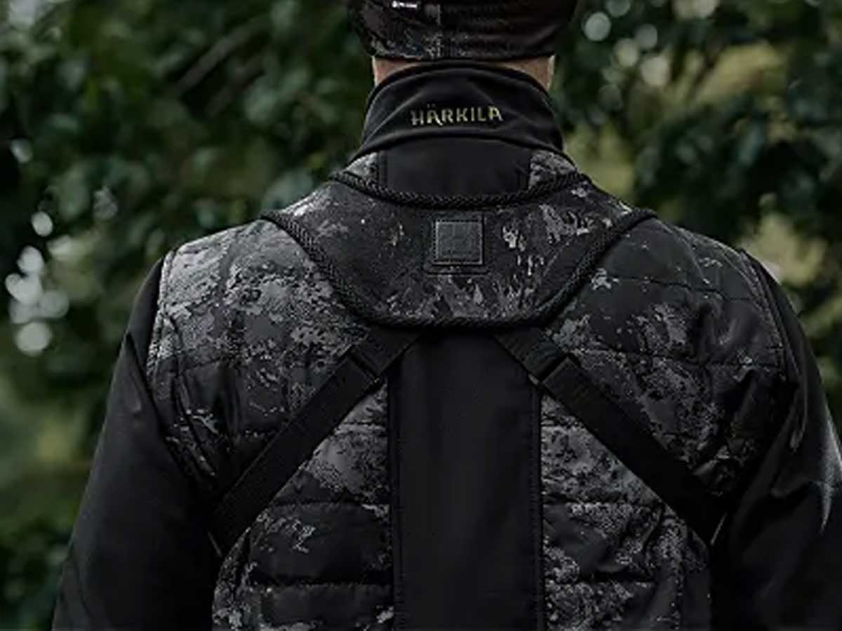 HARKILA Binocular Harness - NOCTYX AXIS MSP Black Camo