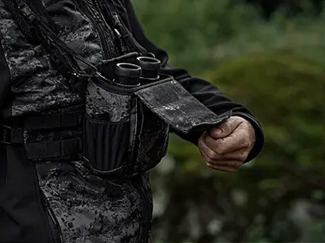 HARKILA Binocular Harness - NOCTYX AXIS MSP Black Camo