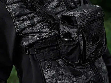 HARKILA Binocular Harness - NOCTYX AXIS MSP Black Camo