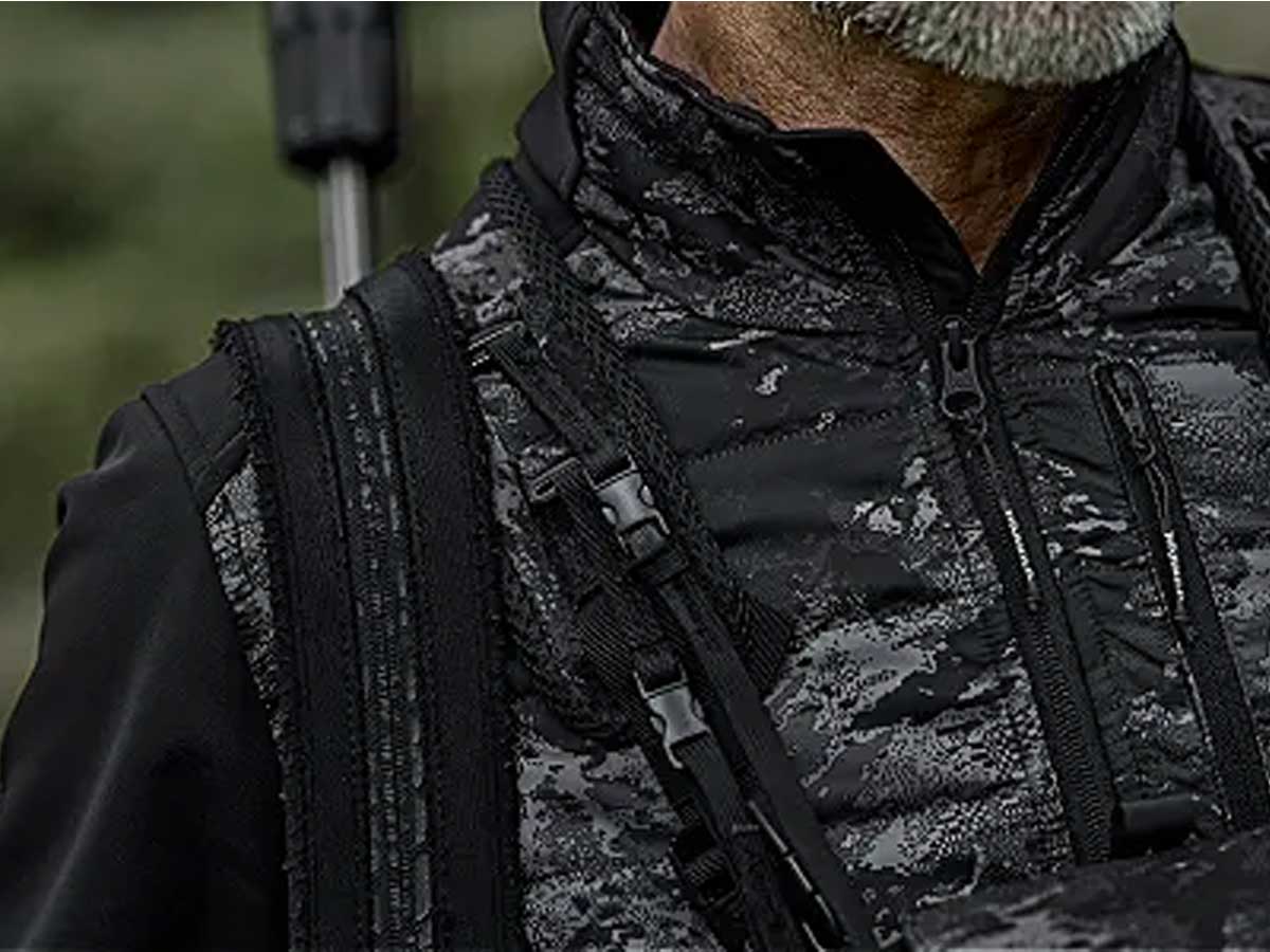 HARKILA Binocular Harness - NOCTYX AXIS MSP Black Camo