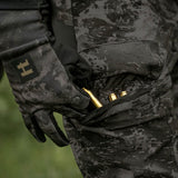 HARKILA NOCTYX Camo Fleece Glove with Fold-Back Finger - AXIS MSP Black