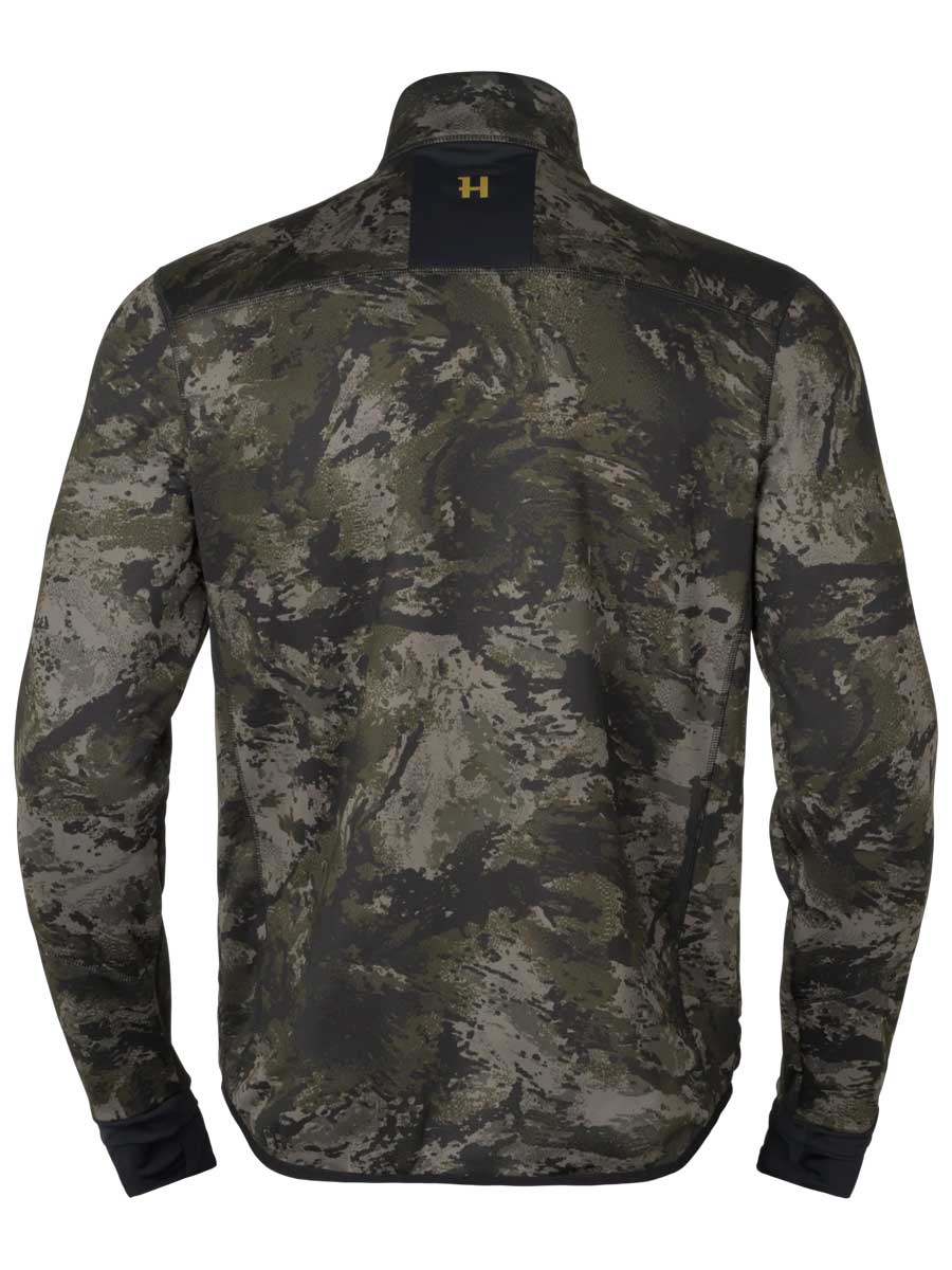 HARKILA NOCTYX Camo Full Zip Fleece - Mens - AXIS MSP Black