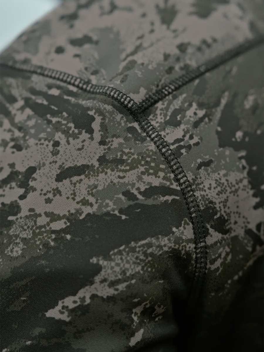 HARKILA NOCTYX Camo Full Zip Fleece - Mens - AXIS MSP Black