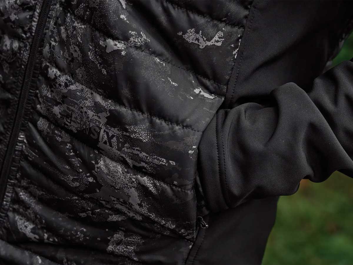HARKILA NOCTYX Camo Hybrid Jacket - Mens - AXIS MSP Black