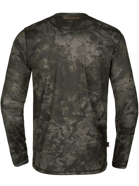HARKILA NOCTYX Camo Long Sleeved T-shirt - Mens -  AXIS MSP Black