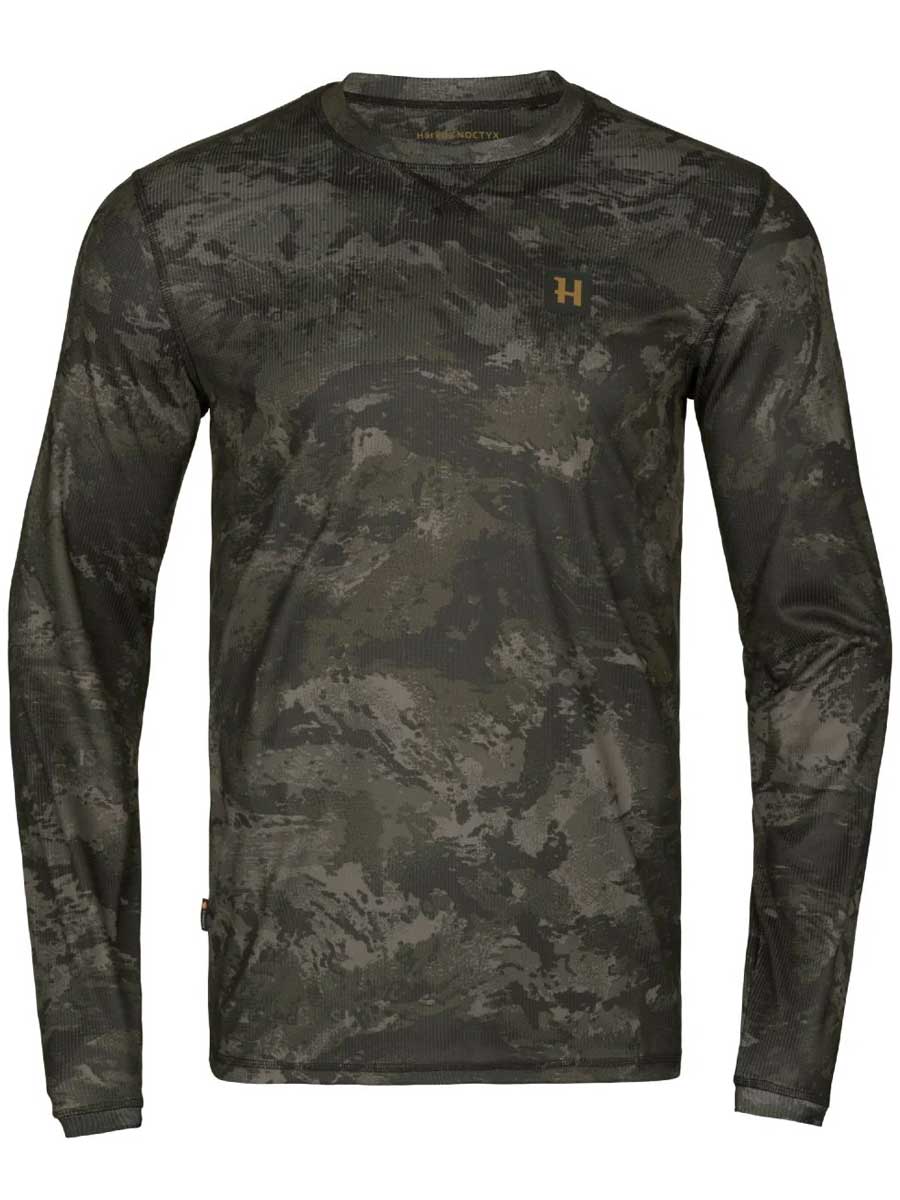 HARKILA NOCTYX Camo Long Sleeved T-shirt - Mens -  AXIS MSP Black