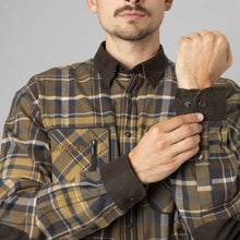 Load image into Gallery viewer, HARKILA Pajala Shirt - Mens Brushed Cotton - Antique Bronze Check
