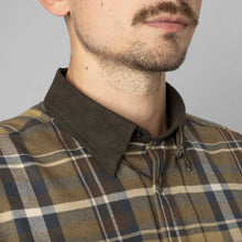 Load image into Gallery viewer, HARKILA Pajala Shirt - Mens Brushed Cotton - Antique Bronze Check
