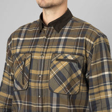 Load image into Gallery viewer, HARKILA Pajala Shirt - Mens Brushed Cotton - Antique Bronze Check
