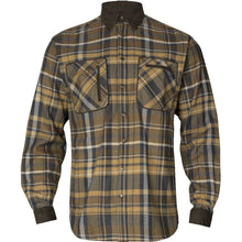 Load image into Gallery viewer, HARKILA Pajala Shirt - Mens Brushed Cotton - Antique Bronze Check
