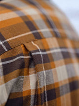 HARKILA Pajala Shirt - Mens Brushed Cotton - Cornstalk Check