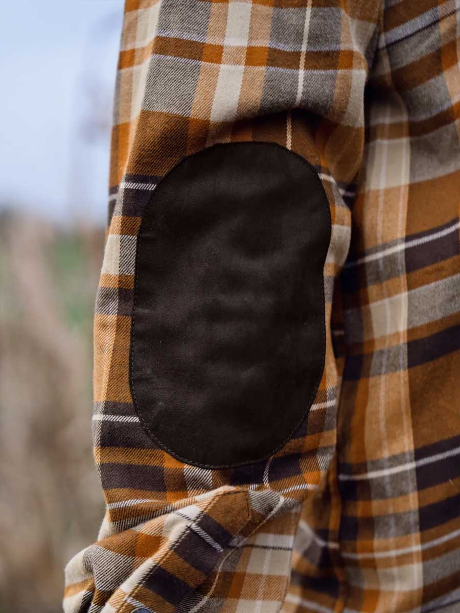 HARKILA Pajala Shirt - Mens Brushed Cotton - Cornstalk Check