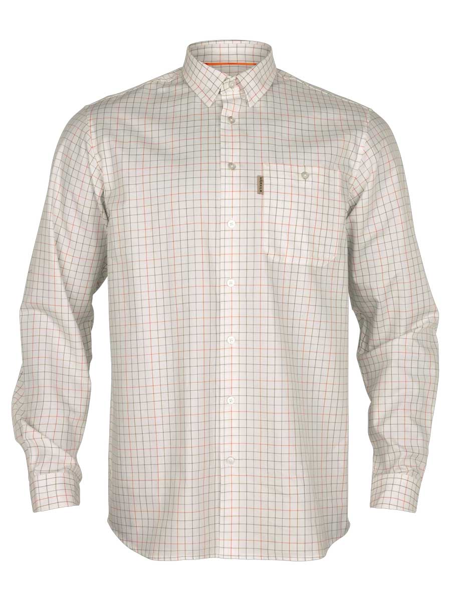 HARKILA Portfield Long Sleeve Shirt - Mens - Mandarin Check