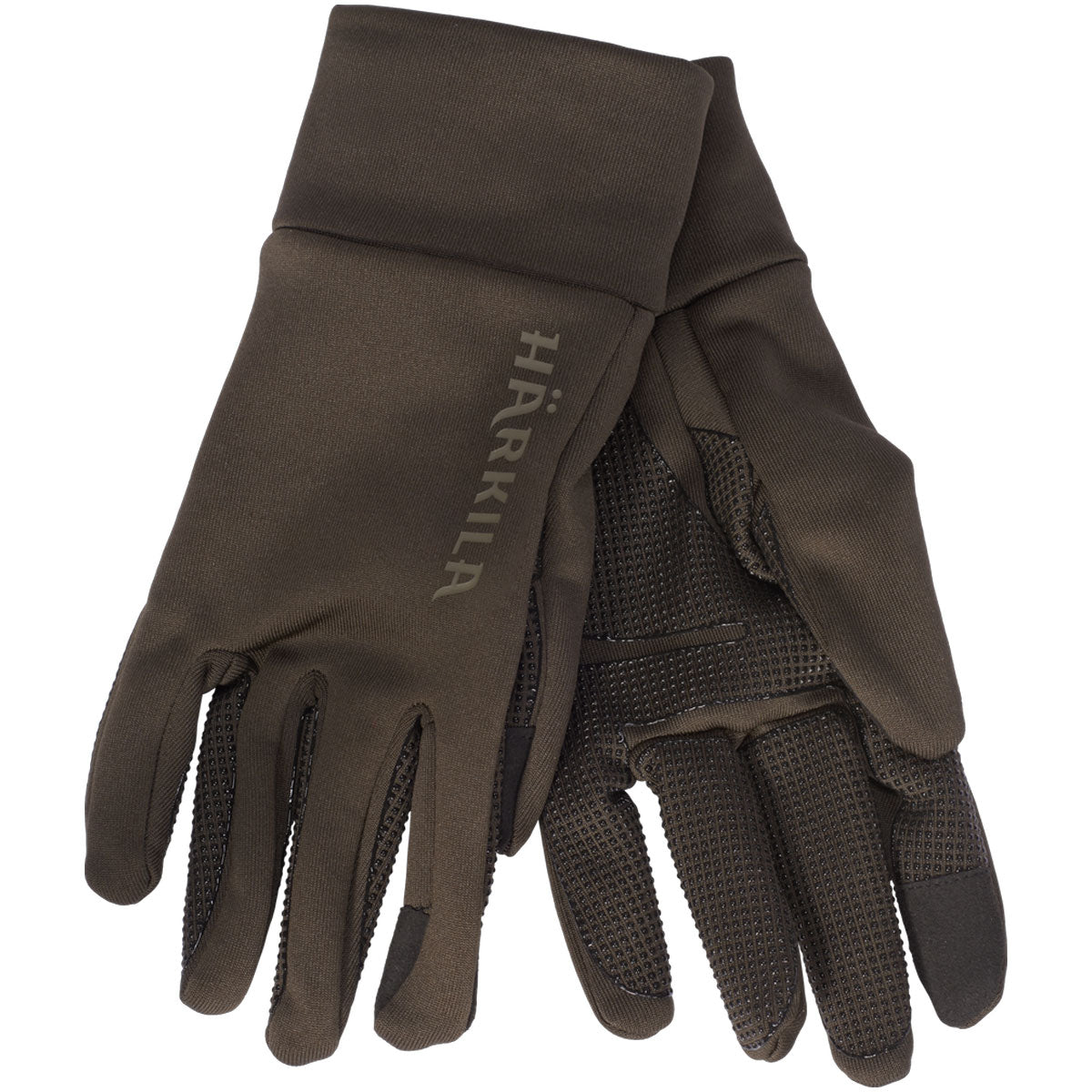HARKILA Power Stretch Gloves - Shadow Brown