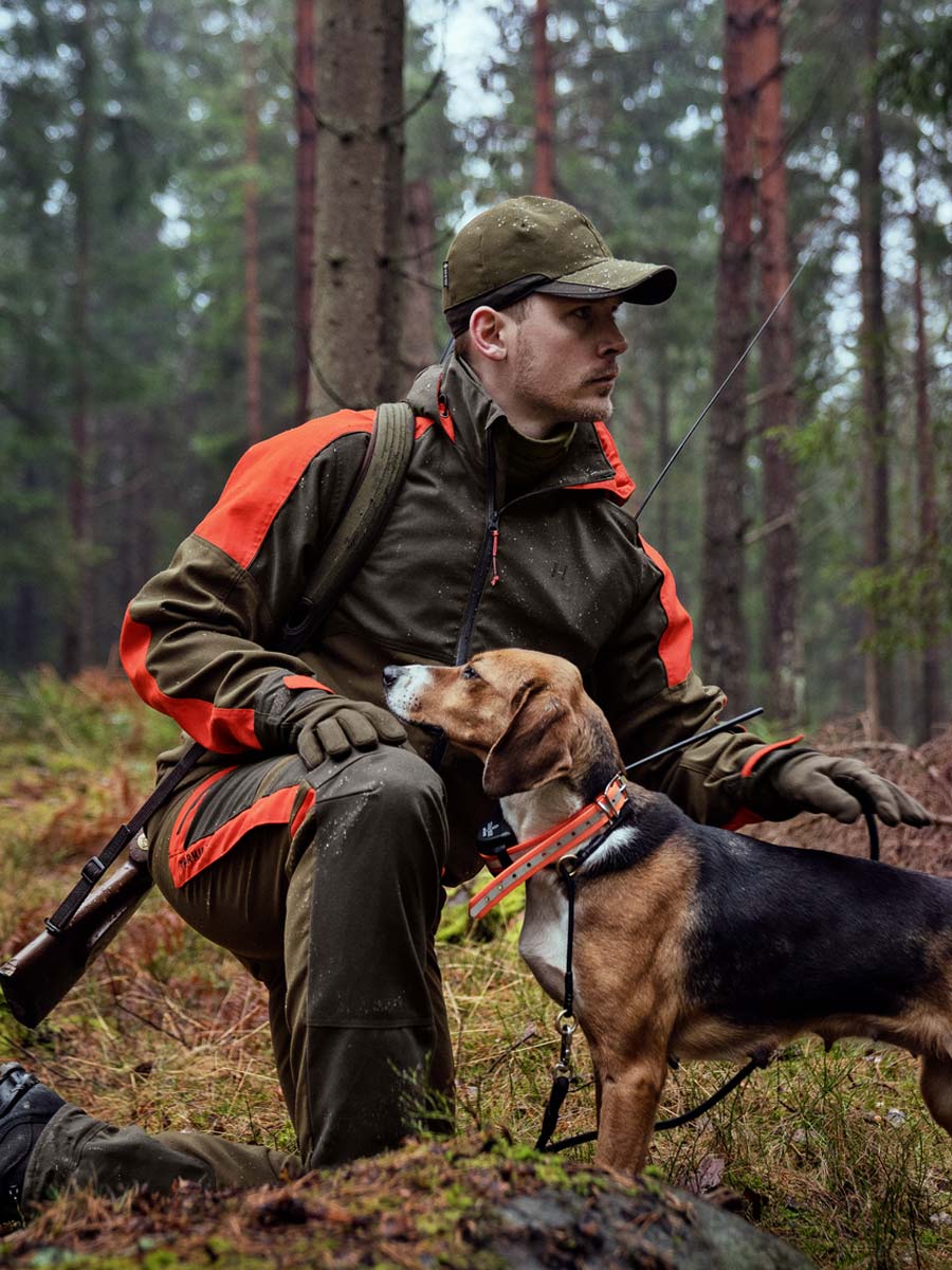 HARKILA Pro Hunter Dog Keeper GTX Jacket - Mens - Willow green & Orange