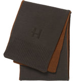 HARKILA Reversible Scarf - Shadow Brown / Rustique Clay