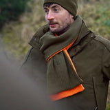 HARKILA Reversible Scarf - Willow Green / Orange