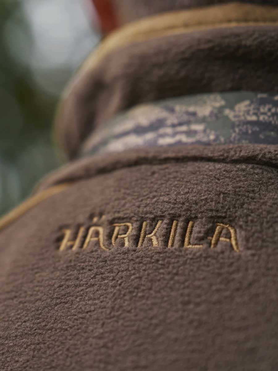 HARKILA Sandhem 200 Fleece Gilet - Mens Polartec - Demitasse Brown