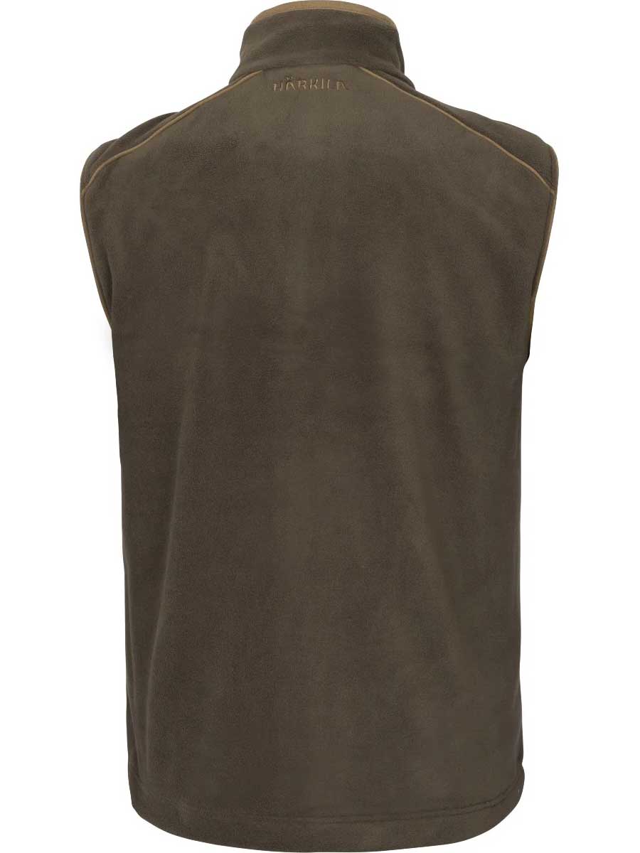 HARKILA Sandhem 200 Fleece Gilet - Mens Polartec - Demitasse Brown