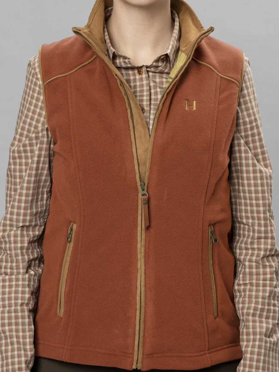 HARKILA Sandhem 200 Fleece Gilet - Women's - Arabian Spice