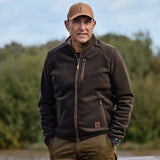 HARKILA Sandhem Sherpa Fleece Jacket - Mens - Demitasse Brown - Vinnie Jones