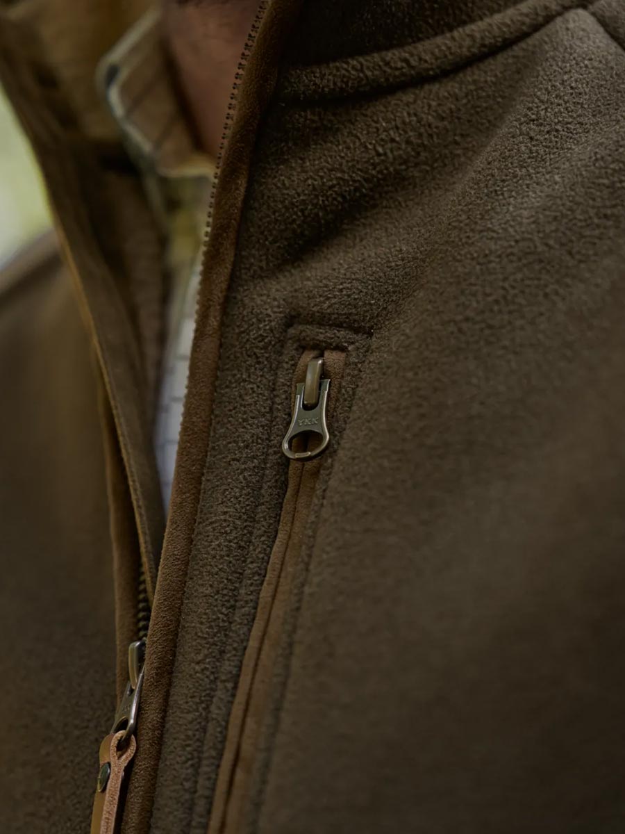 HARKILA Sandhem Sherpa Fleece Waistcoat - Mens - Willow Green