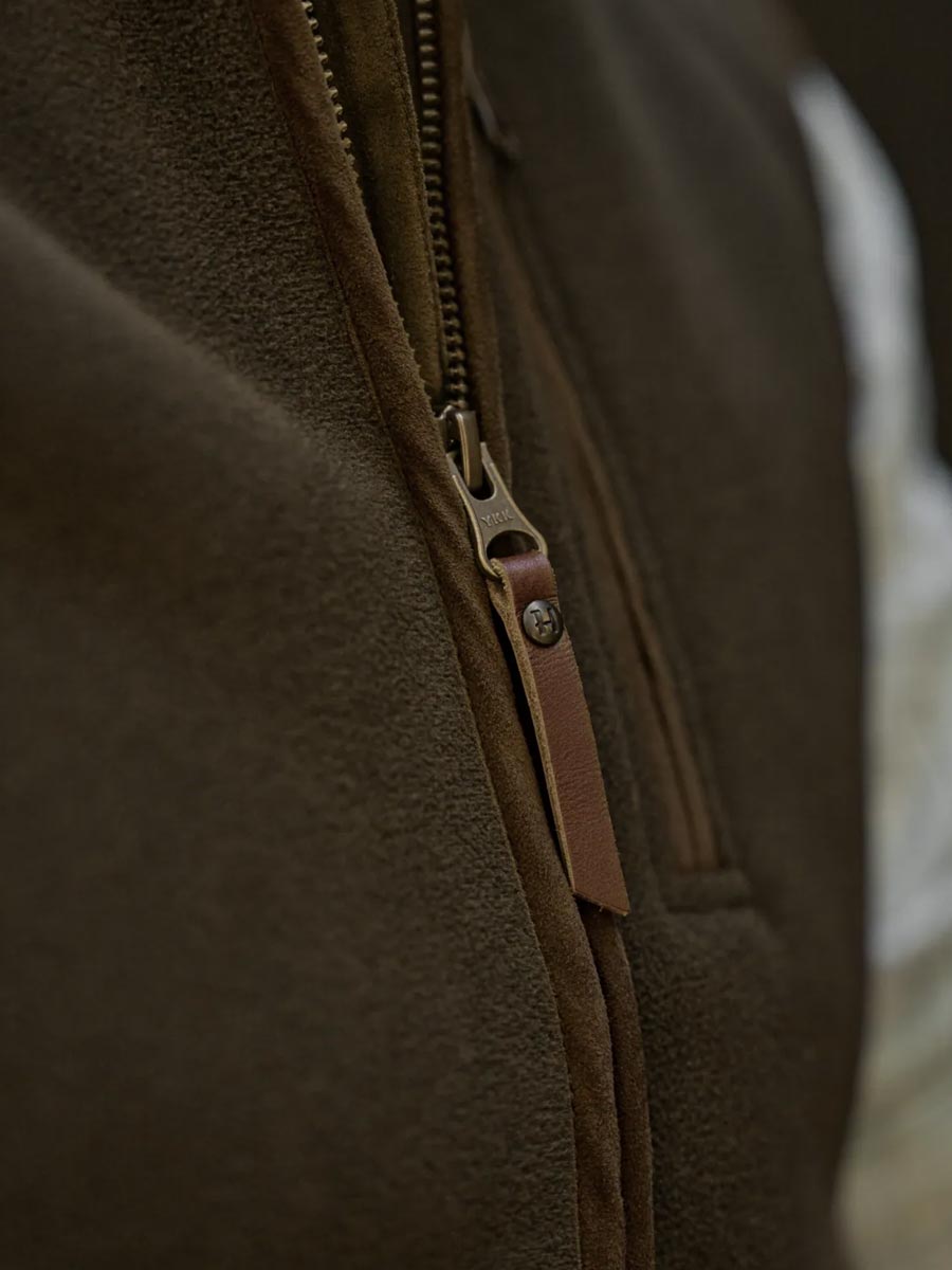 HARKILA Sandhem Sherpa Fleece Waistcoat - Mens - Willow Green