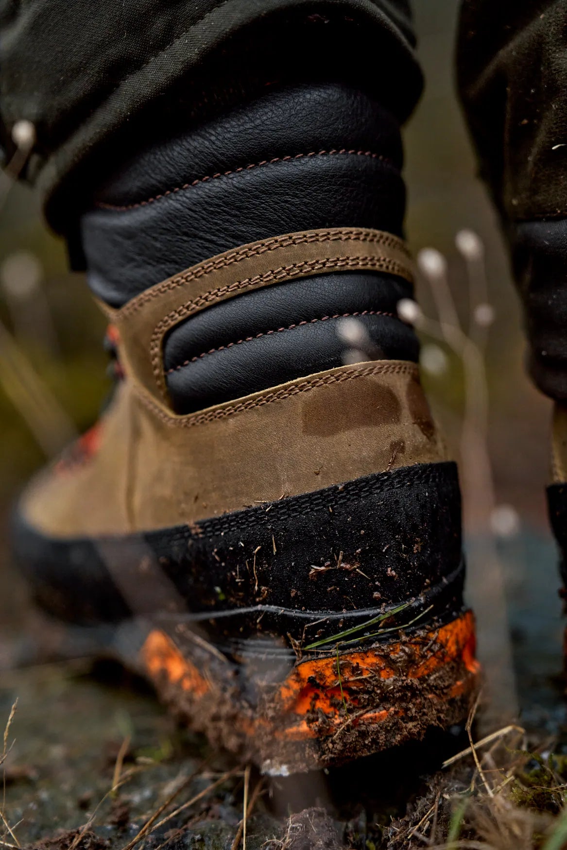 HARKILA Saxnas 7" GTX Boots - Mens - Mid Brown / Orange