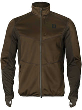 Load image into Gallery viewer, HARKILA Scandinavian Fleece Jacket - Mens - Willow Green &amp; Deep Brown
