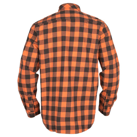 HARKILA Scandinavian Long Sleeve Shirt - Mens - Mandarin Check