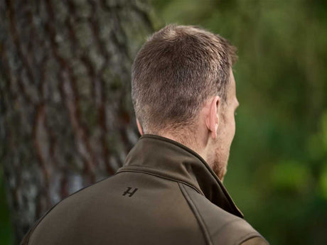 HARKILA Scandinavian Softshell Jacket - Mens - Willow Green / Shadow Brown