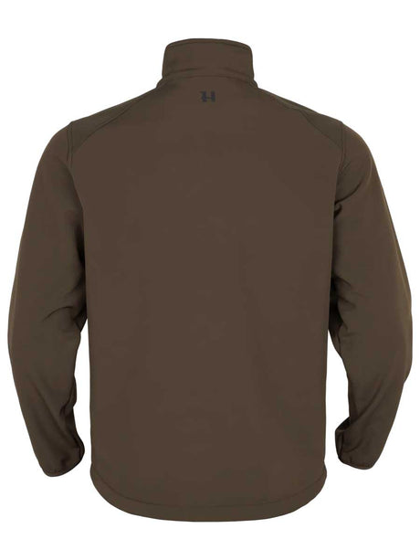 HARKILA Scandinavian Softshell Jacket - Mens - Willow Green / Shadow Brown