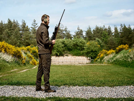 HARKILA Scandinavian Softshell Jacket - Mens - Willow Green / Shadow Brown
