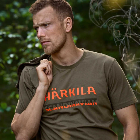 HARKILA Scandinavian T-Shirt - Mens - Grape Leaf