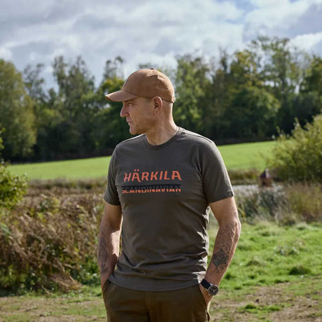 HARKILA Scandinavian T-Shirt - Mens - Grape Leaf