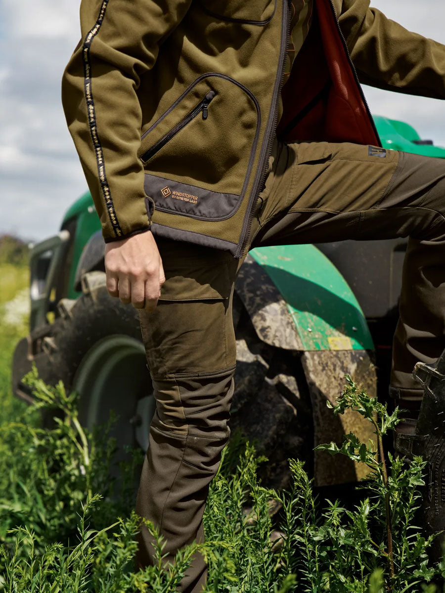 HARKILA Scandinavian Trousers - Mens - Dark Olive / Willow green