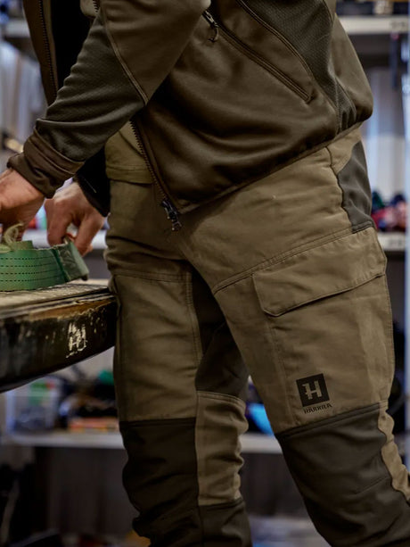 HARKILA Scandinavian Trousers - Mens - Dark Olive / Willow green